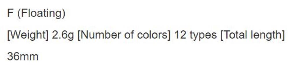 Rob Lure Mama Berbie F 36 мм 2,6 грамма плавающая приманка 16 (0079)