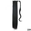 MERISIHAIR Women Long Straight Wrap Around Ponytail Synthetic Fiber Long Straight Wavy Hair Extensions Daily Wear