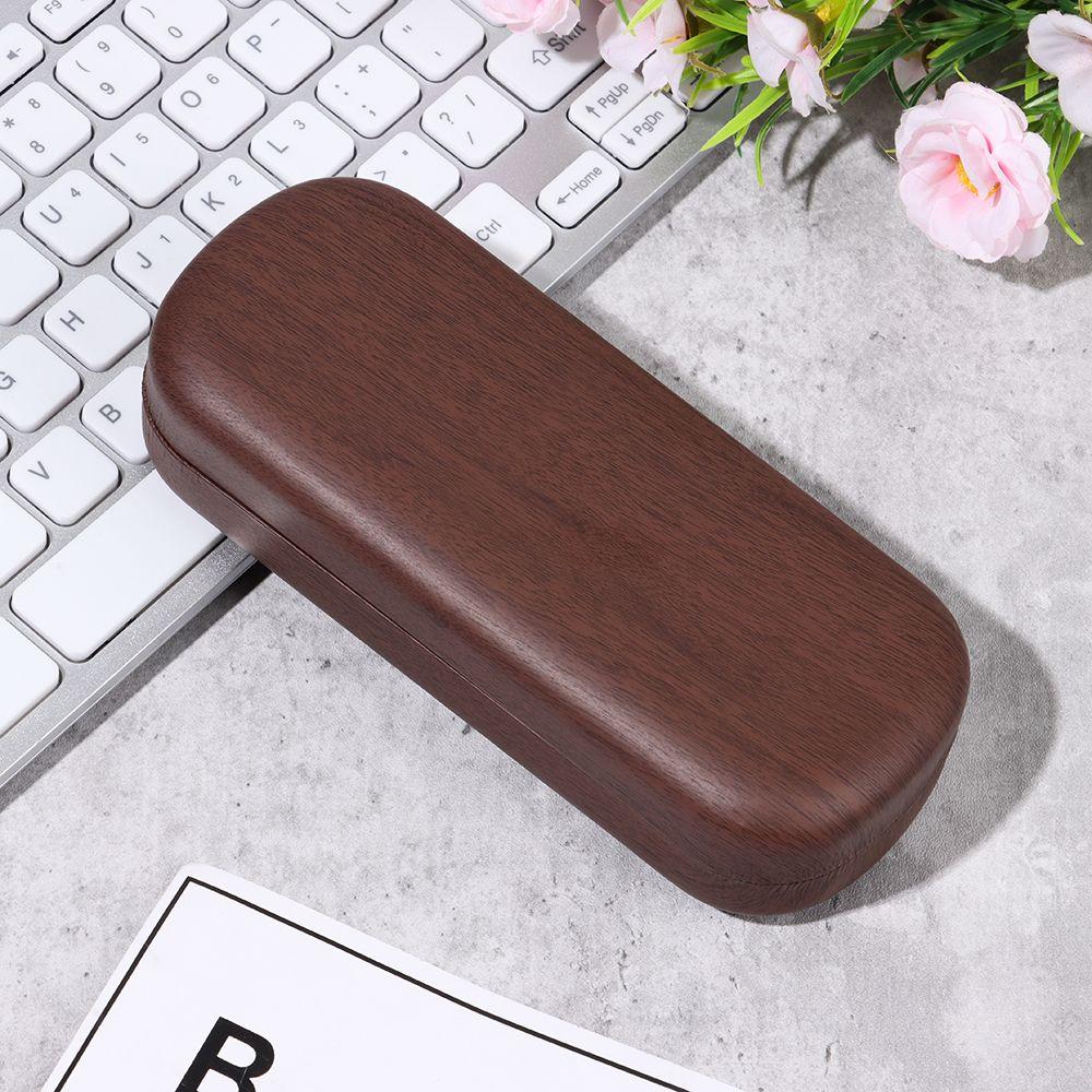 Модный портативный большой емкости деревянный футляр для очков держатель для очков