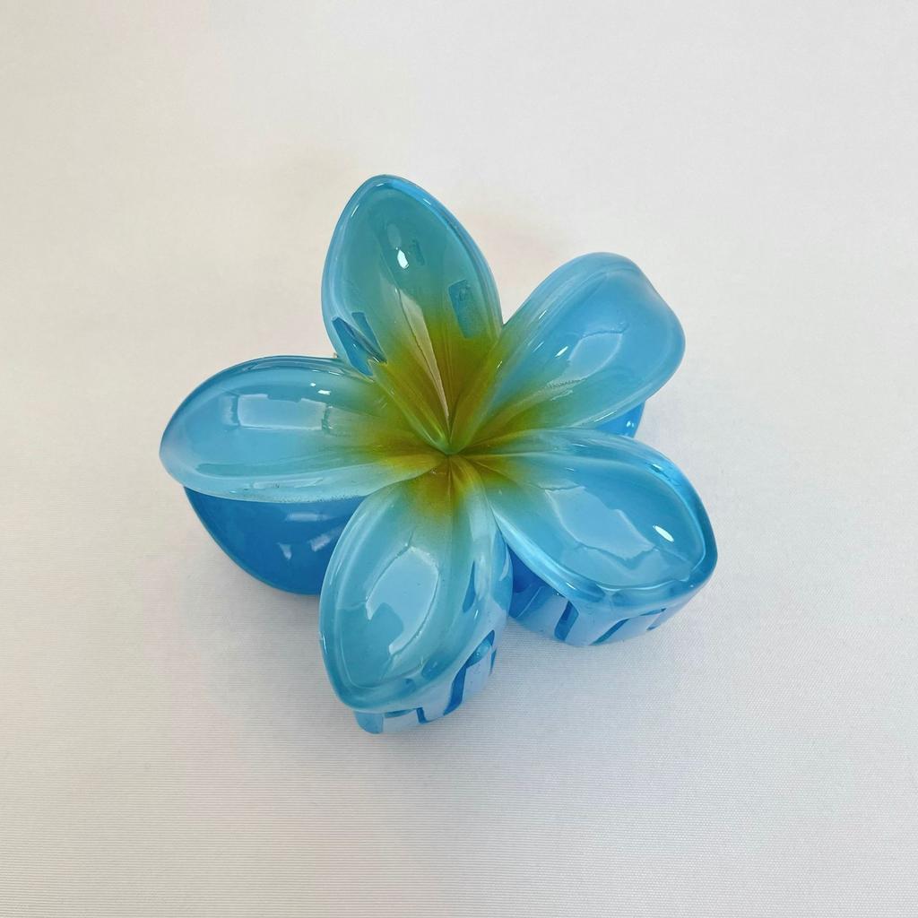 Искусственный фиолетовый цветок лотоса конфетного цвета заколка для волос прозрачный цветок яйца заколка для ванны аксессуары для волос женский захват