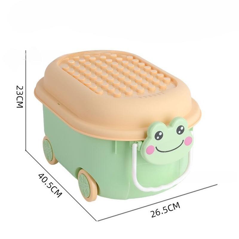 Cartoon Toy Storage Box Organizer for Child Home Snack Clothes Storage Box Large Capacity Multifunctional Plastic Storage Boxes