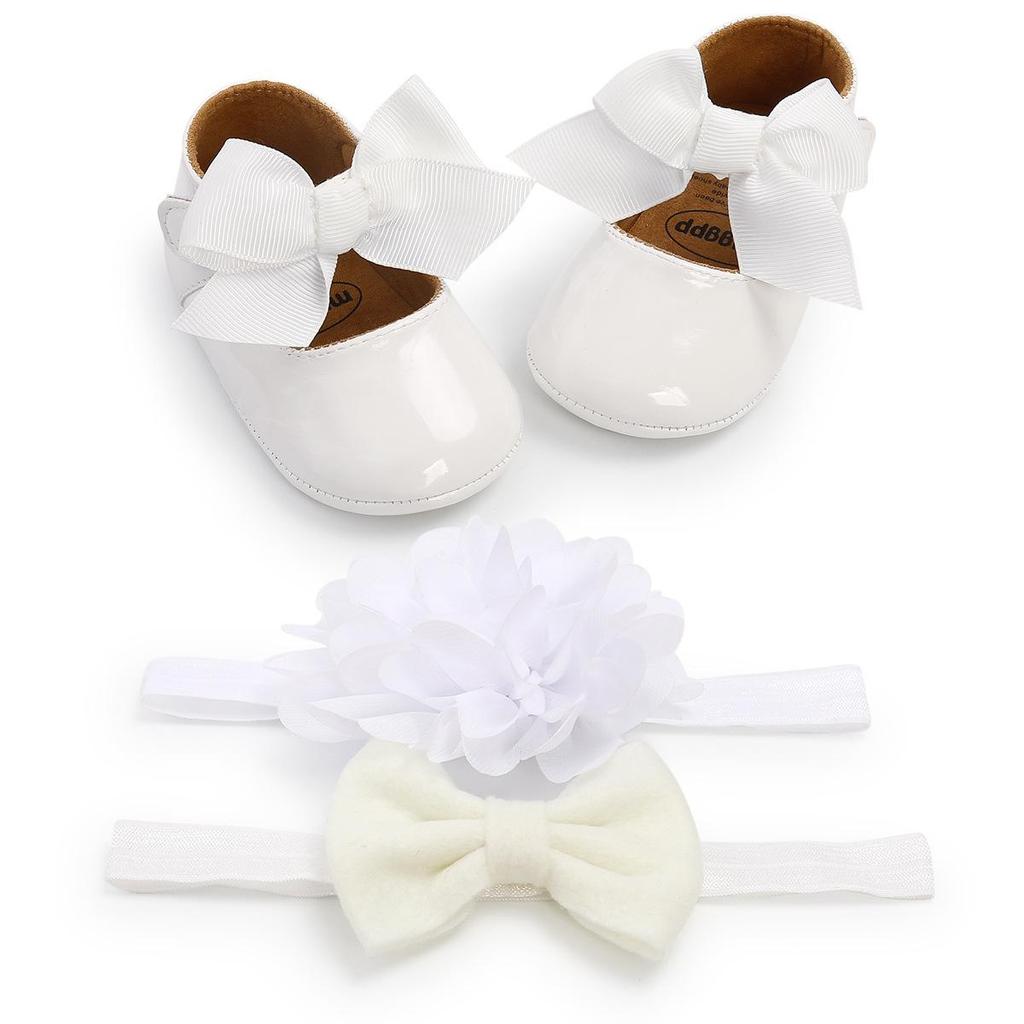 Туфли принцессы на мягкой подошве для малышей на весну и осень