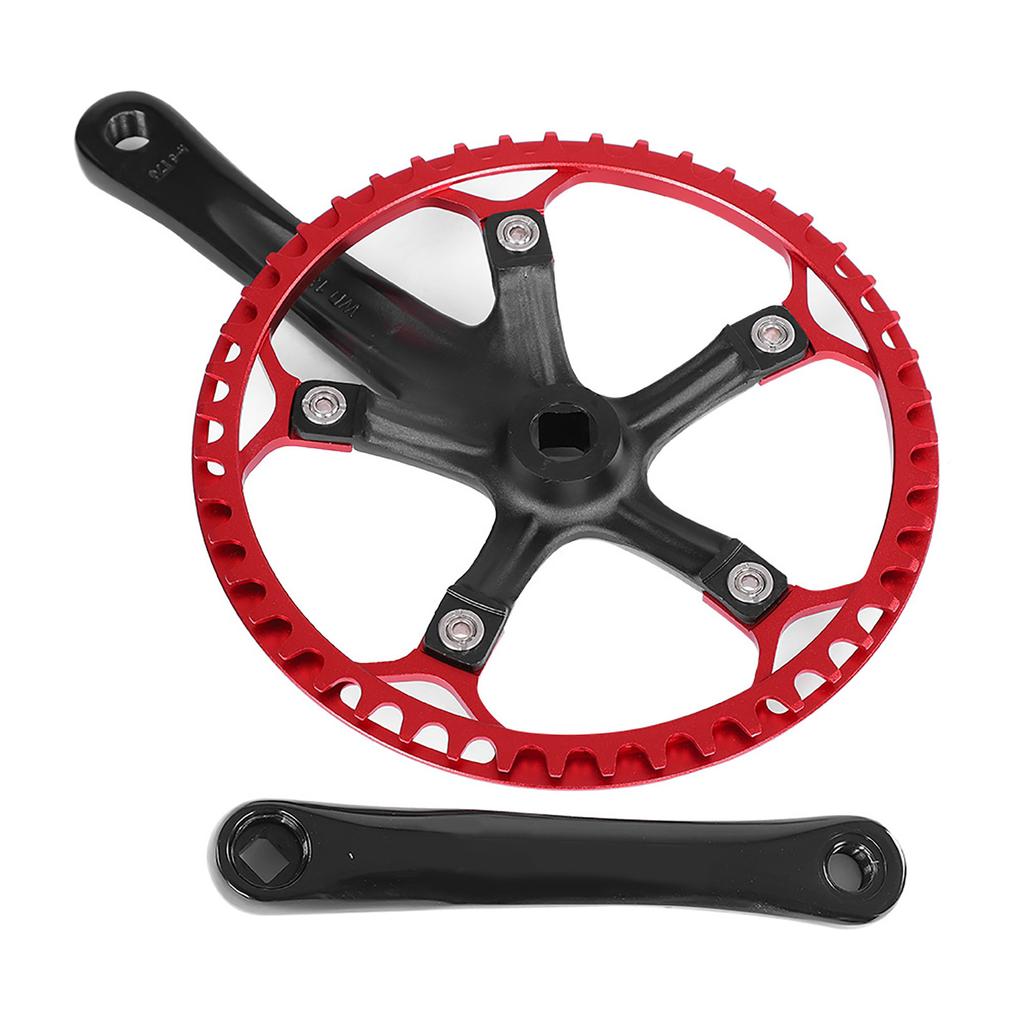 Meijun 2-цветный шатун для велосипеда 170 мм велосипедная звезда набор цепных колец 45T 47T