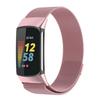 НОВЫЙ миланский браслет Для fitbit charge6 5 сменный ремешок charge6 стальной магнитный браслет fitbit charge5 Ремешок