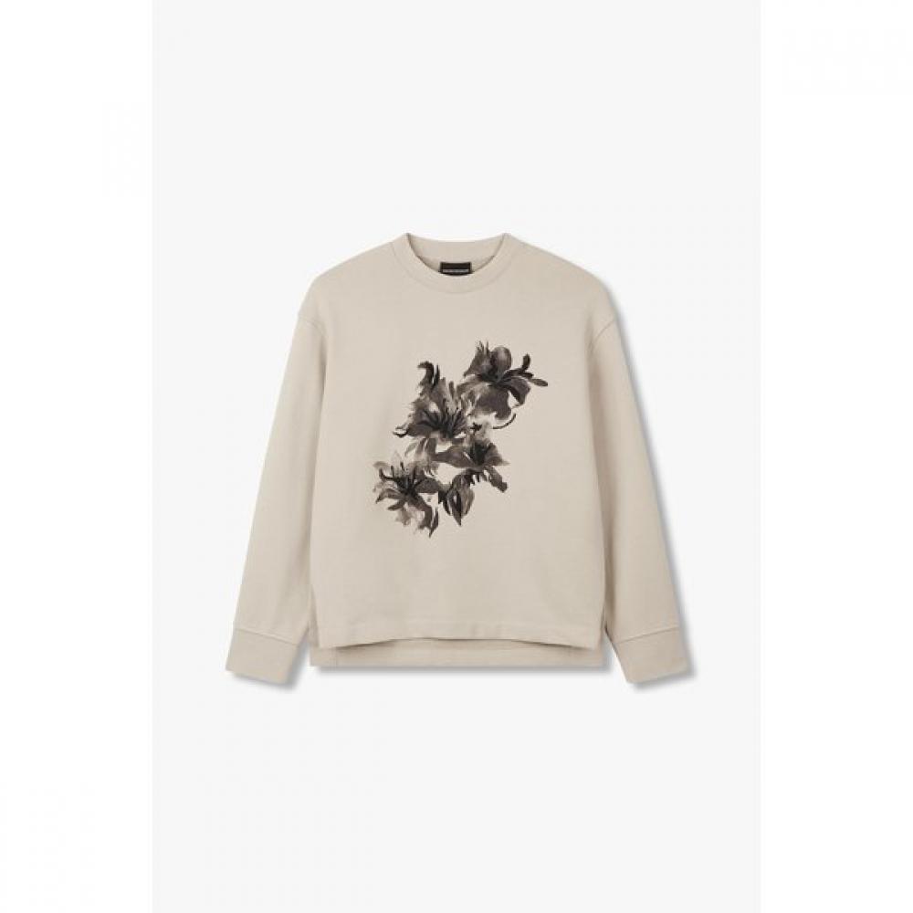 Emporio Armani Men S Flower Graphic SweatShirt A515126051