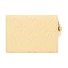 Louis Vuitton Rosalie Monogram Empreinte Leather Wallet Women Wallet Gold Light-Yellow M28986