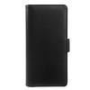 For iPhone 16 Wallet Case with Dual Magnetic Clasp Litchi Textured Leather Flip Stand Phone Cover