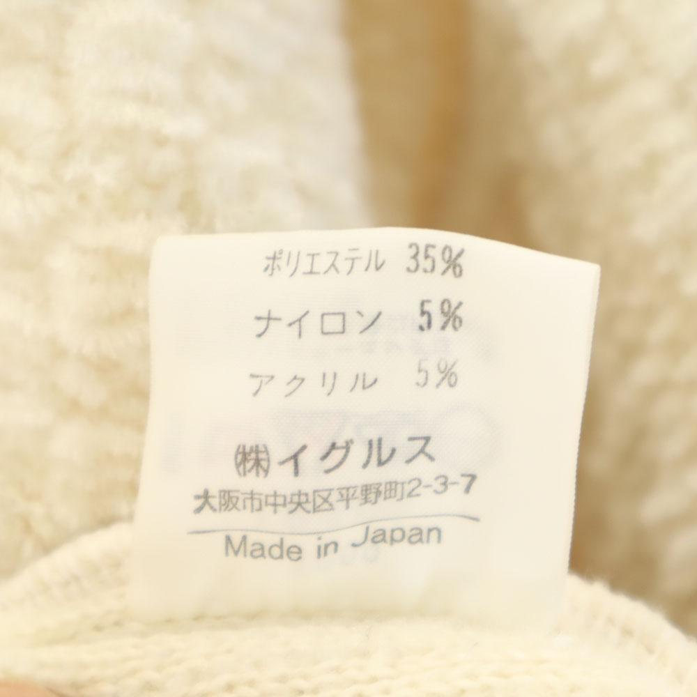 Santa fe 90-х годов Старый свитер с длинным рукавом 4 Вязаный цвета слоновой кости Женский Б/У