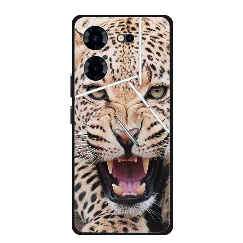 Для Tecno Pova 5 Pro 5G Чехол Животные ТПУ Мягкий Силикон Задняя Крышка Чехлы для Телефона для Tecno Pova5 Pro 2023 LH8n Волк 6.78" Fundas