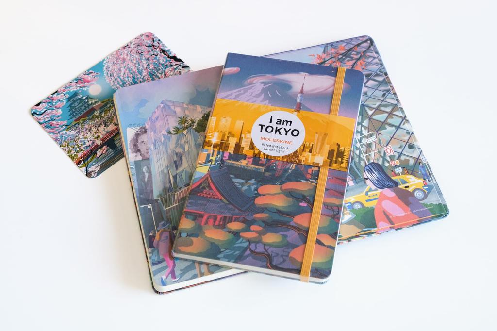Блокнот Moleskine, Лимитированная серия «Я Токио», Твердая обложка, Большой формат, Разлинованный, LEQP060IAMTOK