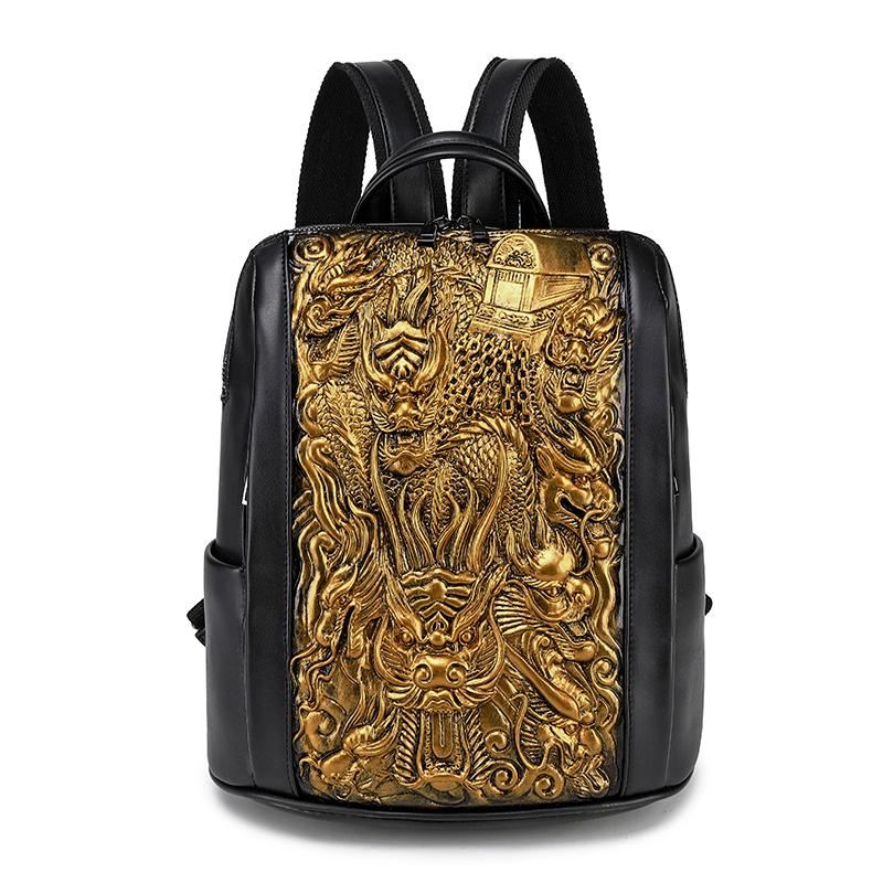 Jierotyx Водонепроницаемый рюкзак для девочек-подростков, готический рюкзак в стиле стимпанк, сумка через плечо, черный модный дорожный рюкзак на Хэллоуин