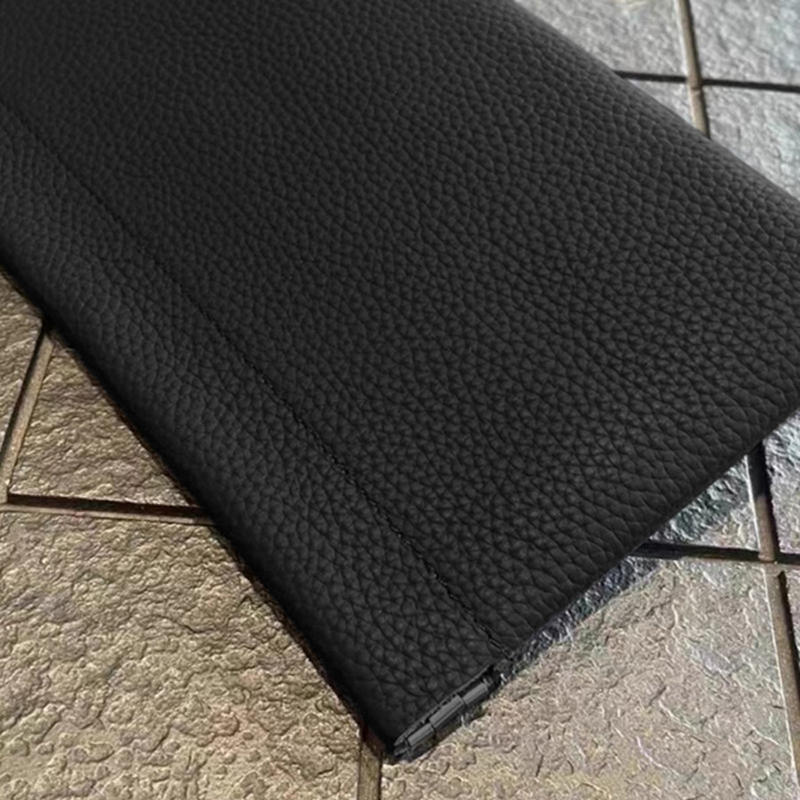 Self-Closing Long Wallet Artificial Leather Passport Driver's License Document Holder Data Cable Cosmetic Bag Storage