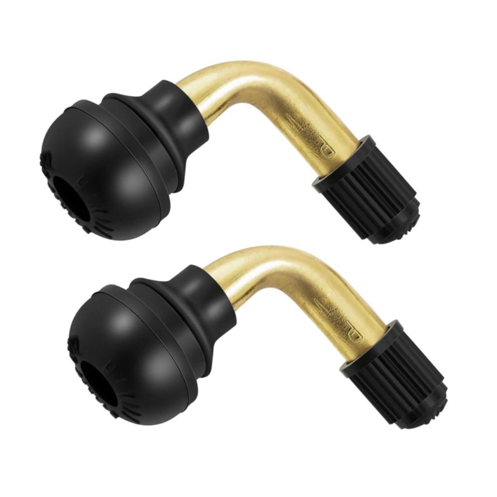 Мотоциклетный воздушный клапан, Набор из 2 шт., L-образный, Резиновый бескамерный клапан, Вставной клапан, PVR-70,