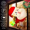 LED Lights Christmas Inflatable Dolls 3.5/6FT Blow Up Santa Inflatable Model Toys  Garden Lawn