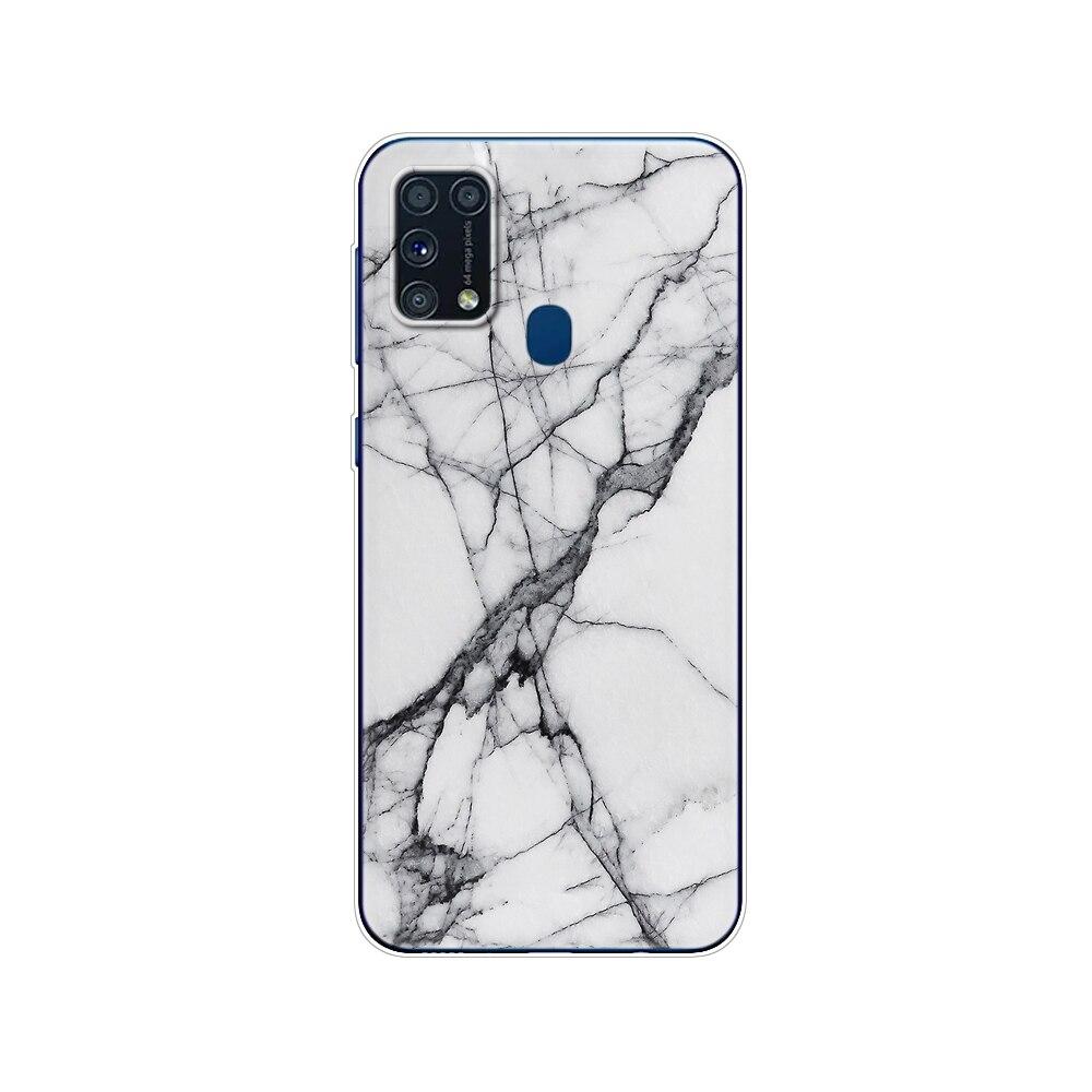 For Samsung M31 Case 6.4" Silicon Soft Tpu Cover For Samsung Galaxy M31 M 31 SM-M315FZBVSER M315 Phone Back Protective Shell