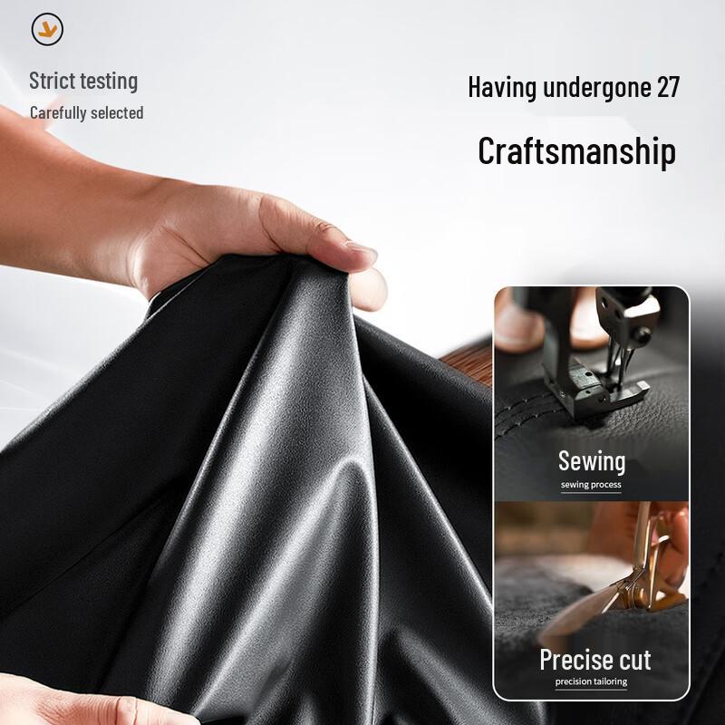 Мужская куртка из коровьей кожи высшего слоя с шелковой подкладкой