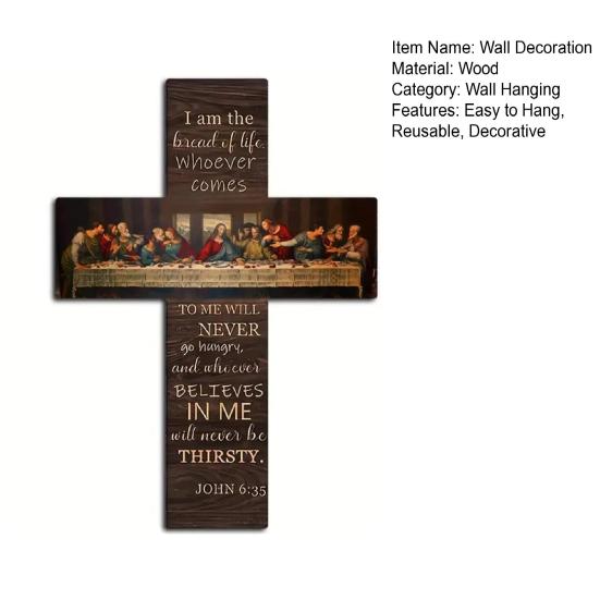 Пасха Тайная Вечеря Украшение Стены Ретро Иисус Картина Маслом Настенный Знак Главная