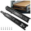 Heavy Duty Drawer Slides Smooth Operation Ball Bearing Drawer Rails  Office Furniture