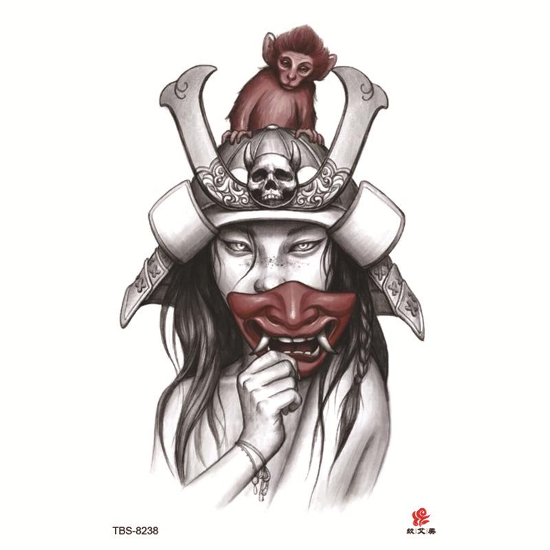 Водонепроницаемый набор тату-наклеек на всю руку с тотемными символами