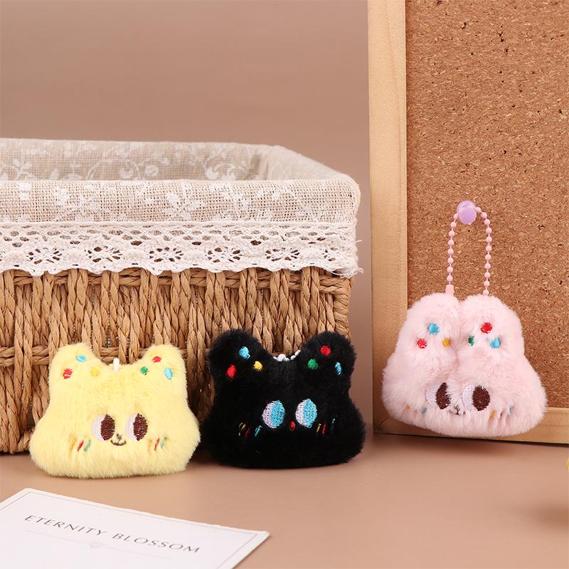 Кролик Щенок Плюшевый Брелок Мультяшный Кот Кролик Мягкая Кукла Подвеска Автомобильный Брелок Рюкзак Сумка Декор Детский Подарок