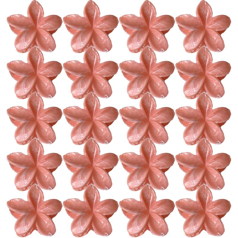 Gradient Frangipani Hair Clip Female Versatile Sweet Resort Fairy Shark Clip Vintage Hair Accessories