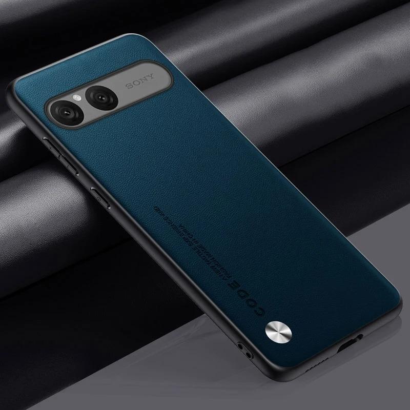 EUCAGR Роскошный чехол из ПУ-кожи для Sony Xperia 10 VII 10VII Задняя крышка Силиконовая ударопрочная защитная крышка для телефона для Xperia10 VII