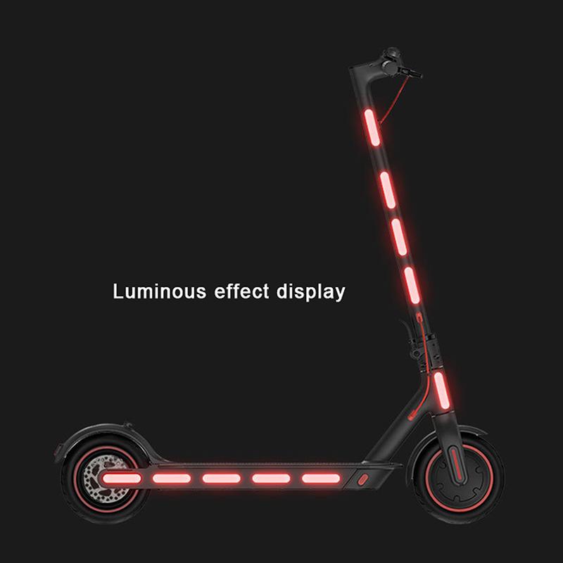 1 комплект деталей ступицы колеса корпуса ночные предупреждающие наклейки для электросамоката Ninebot G30 светоотражающие наклейки для Xiaomi M365/Pro