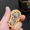Metal Fingertip Gyro Chain Fidget Toy, Stress Relief EDC Toy for Adults and Kids