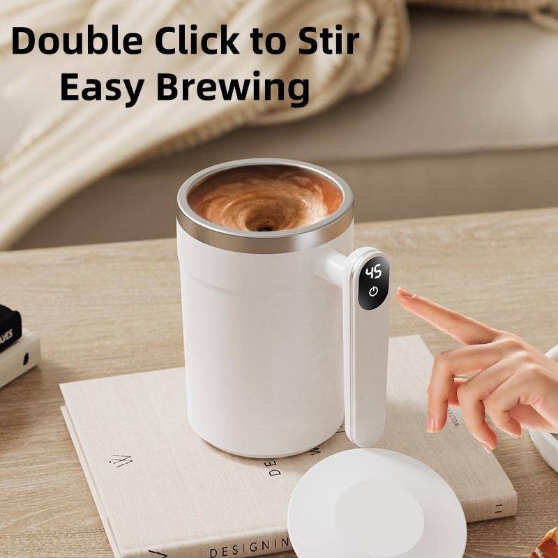 400 мл миксер для горячего кофе автоматическая чашка для смешивания аккумуляторная смешивающая герметичная чашка автоматическая саморазмешивающая кружка для молока магнитная чашка для размешивания