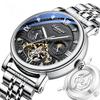 CHENXI Fashion Waterproof Mens Watch Automatic Mechanical Top Luxury Sport Wristwatch Moon Phase Tourbillon Male Clock