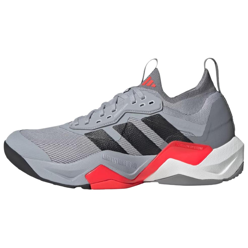 adidas Rapidmove ADV 2 Halo Silver Black Lucid Red Мужские кроссовки Серый Core-Black ID6559
