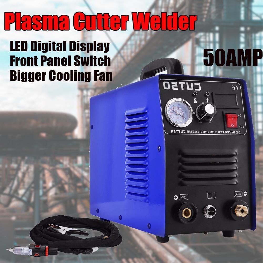 220V CT50 50Amp Plasma Cutter Plasma Welders Machine with PT31 Cutting Torch Welding Accessories Power Tools for Industrial