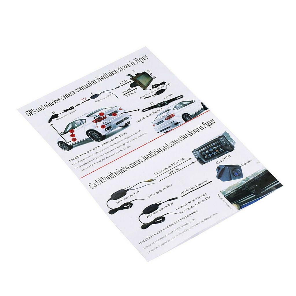 Автомобильная CMOS 8 светодиодная резервная камера заднего вида, водонепроницаемая камера заднего вида для парковки, заднего вида