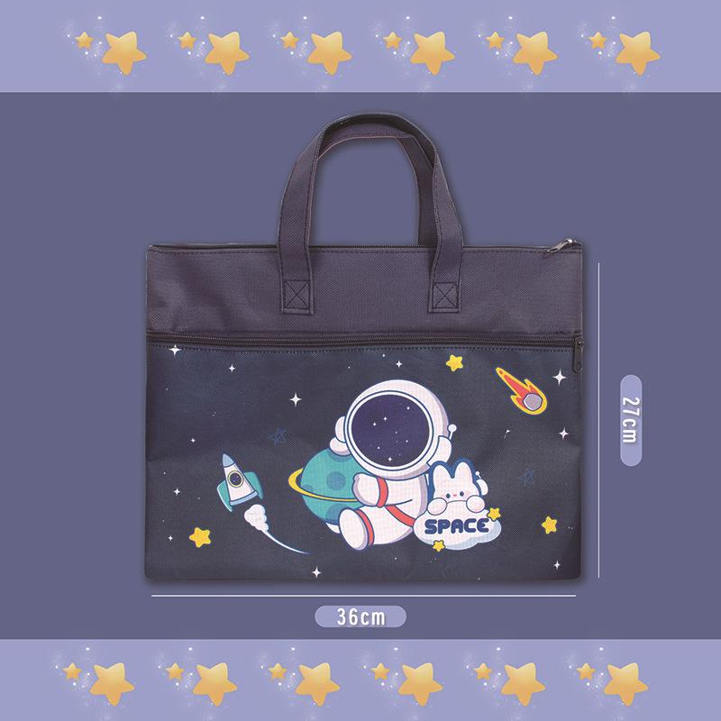 Сумка для учебников Capybara Students из холста, большая вместимость, с застежкой-молнией, школьный пакет, школьные канцелярские принадлежности, сумка для документов для студентов