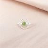 Green Peridot Gemstone 925 Stamped Silver Handmade Ring Jewelry Engagement Gift RR-54-6