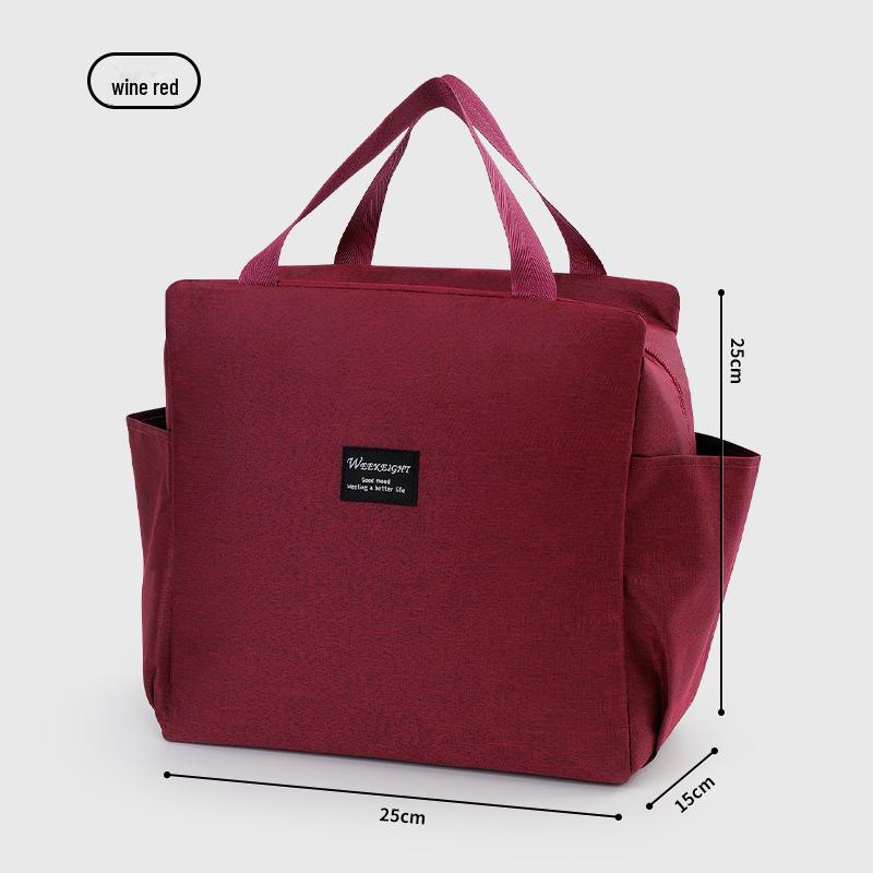 Утолщенная портативная сумка для ланча - изолированный и увеличенный мешок для льда