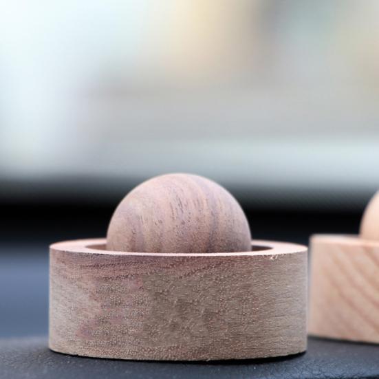 Wooden Essential Oil Diffuser Aromatherapy Passive Home Office Bedroom Diffuser for Round Ball Car Wardrobe Yoga