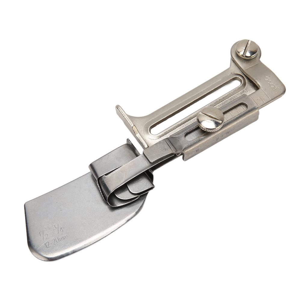 Швейный окантователь 12-20 мм Регулируемый Прочная сталь Легкая установка Папка для плоскошовной машины для промышленной швейной машины