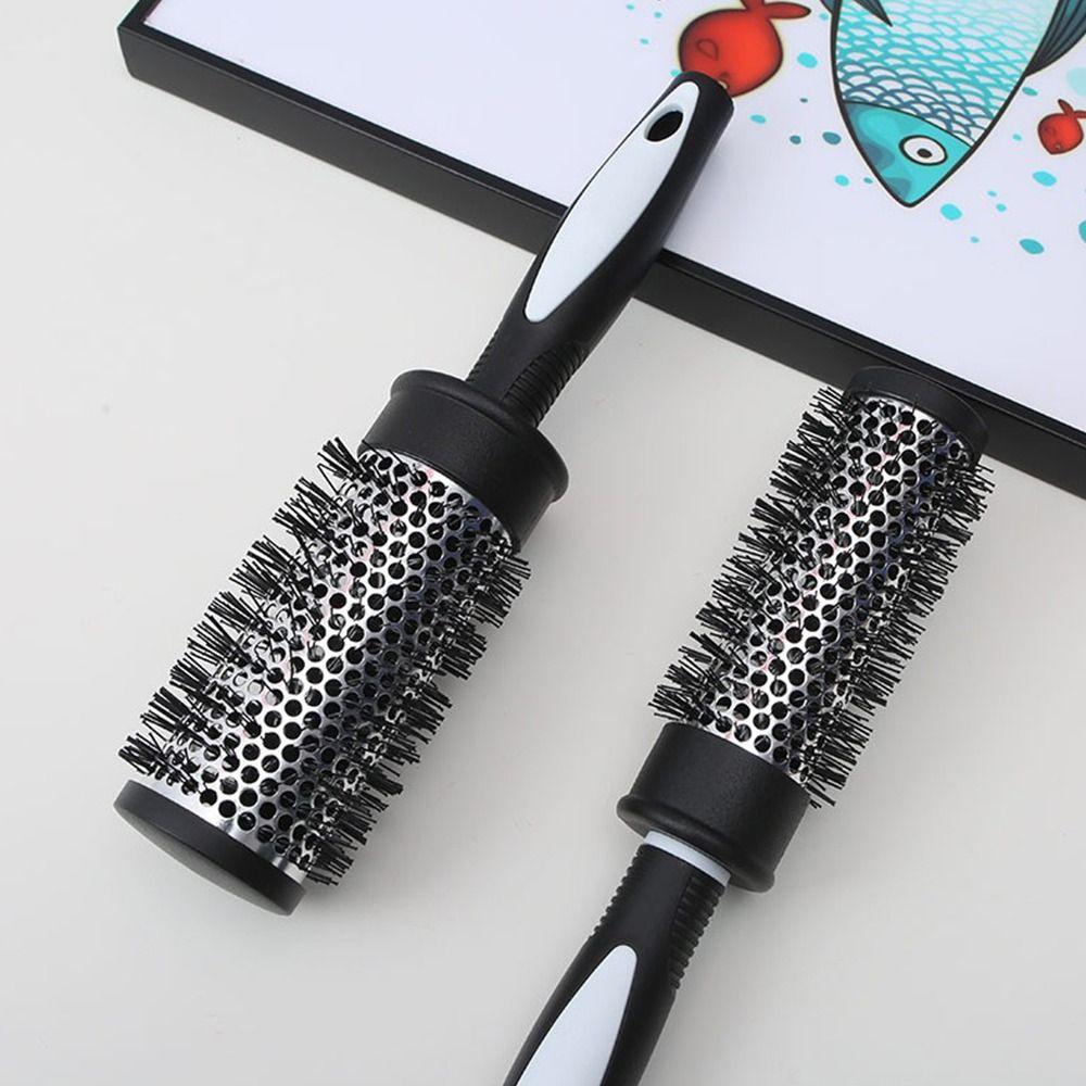 Wet Dry Dual Use Styling Hair Brush Anti Static Round Barrel Comb Styling Tool Home Hair Styling