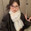 Autumn Winter Warm Thickened Solid Color Scarf Women New Korean Style Knitted Versatile Shawl Neck Scarves