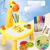 Multifunctional Deer Projector Drawing Table with Sound & Light - Children's Graffiti & Writing Board Toy