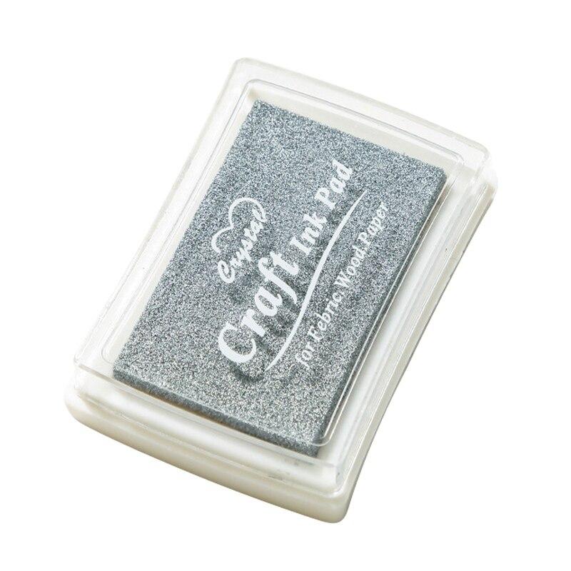 Non-Toxic Gradient Color Ink Pad Inkpad Rubber Stamp Oil Based Finger Print Nice Gift for Children Stamp DIY Art Craft