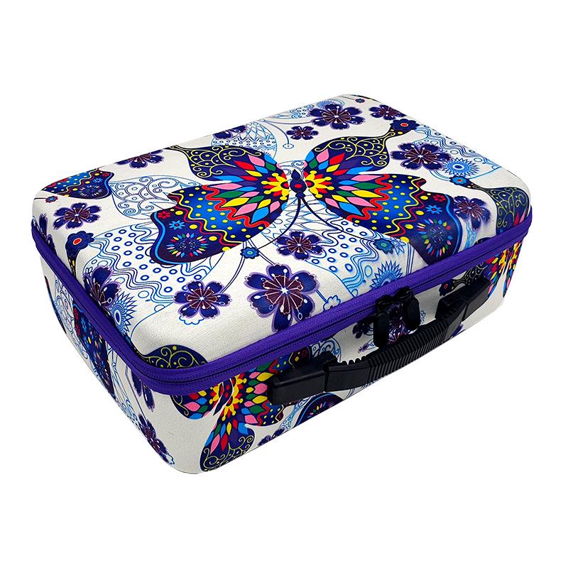 Набор для алмазной живописи своими руками: Воронка, Ручка для страз, 60 бутылочек для хранения, 30 ячеек для хранения, Сумка с бабочкой