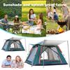 Automatic Quick Open Tent Sun-Protection Automatic Camping Tent Waterproof Outdoor Folding Tent for Family 3-4/4-6 People