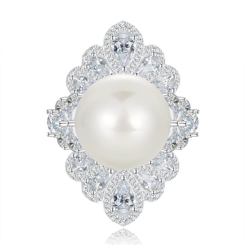 Кольцо Happy Designer с жемчугом Rich Woman's 16 мм в роскошном комплекте Кольцо Кольцо