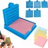 Sticky Note Organizer Sticky Note Stencil Sticky Note Storage Box  for 3x3 Self-Sticky Note Pads