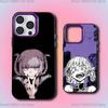 Чехол для телефона Call of Night N-Nazuna nanakusa Для iPhone 16,15,14,13,12,11,Mini,Pro,E,SE4,XS,MAX Фиолетовый Конфетный Матовый Чехол