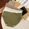 Underwear Women's Summer Half Through Thin Soft Cotton Mid-waist Briefs