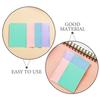 4Sets A5 Ring Binder Index Dividers PP Material Colorful Page Tabs Writable Replacement Dividers for Filing Systems Notebook