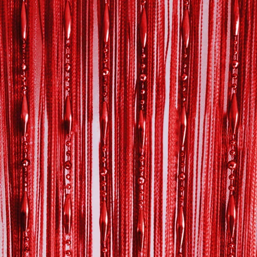 Декоративная цепочка из бисера, капля росы, хрустальное стекло, дверь, перегородка, занавеска на окно, занавеска на веревке